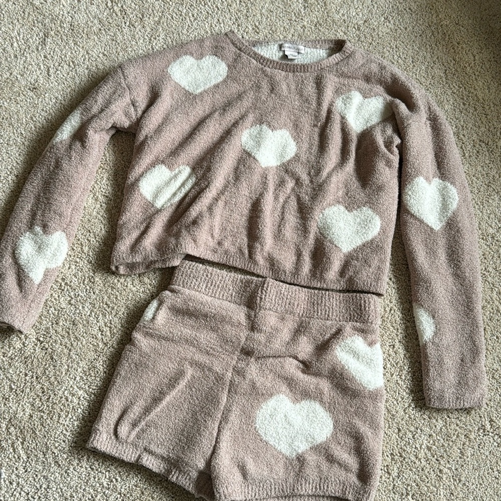 super soft heart lounge set